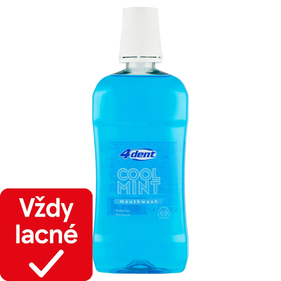 4Dent Cool Mint ústna voda 500 ml