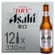 image 1 of Asahi Super Dry Beer Lager Bottles 12x330ml