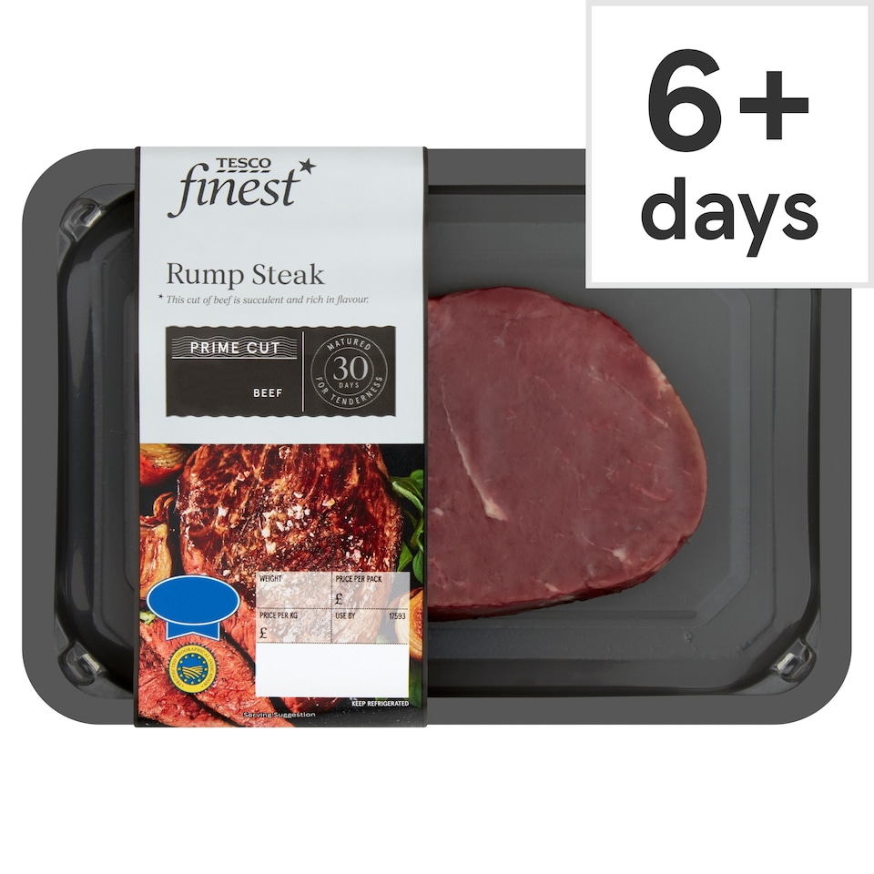 Tesco Finest Rump Steak 255G
