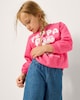 image 2 of Peppa Pig Cotton Rich Printed Sweatshirt in Pink