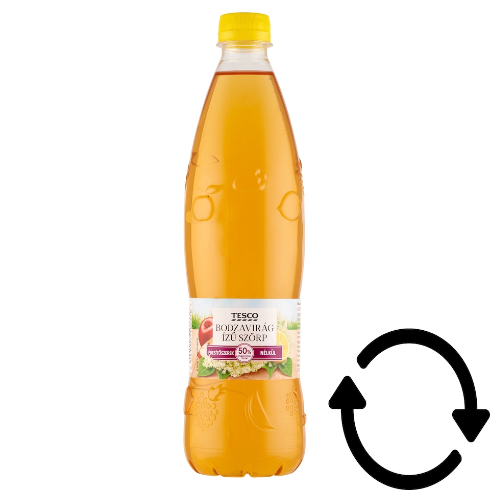 Tesco bodzavirág ízű szörp 700 ml