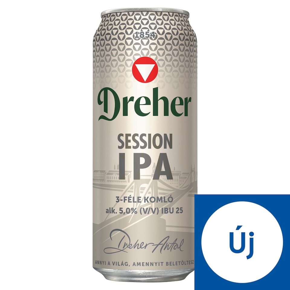 Dreher Session IPA felsőerjesztésű minőségi világos sör 5% 0,5 l