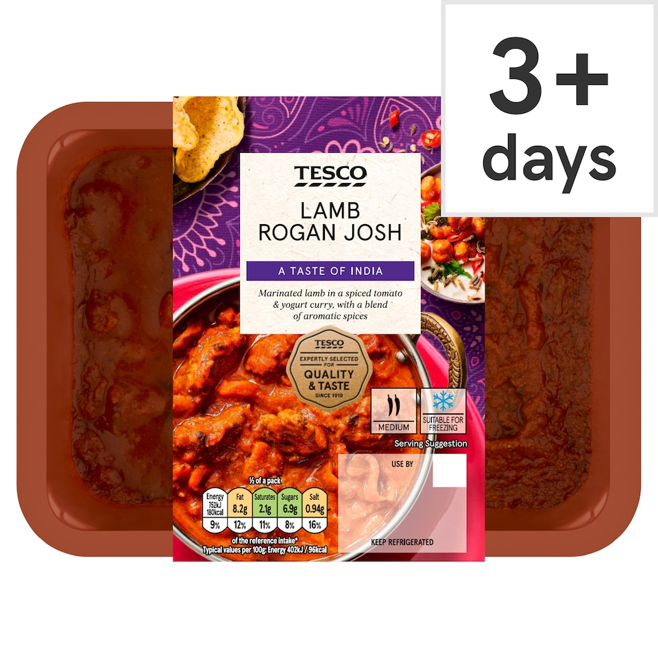 Tesco Lamb Rogan Josh 400g