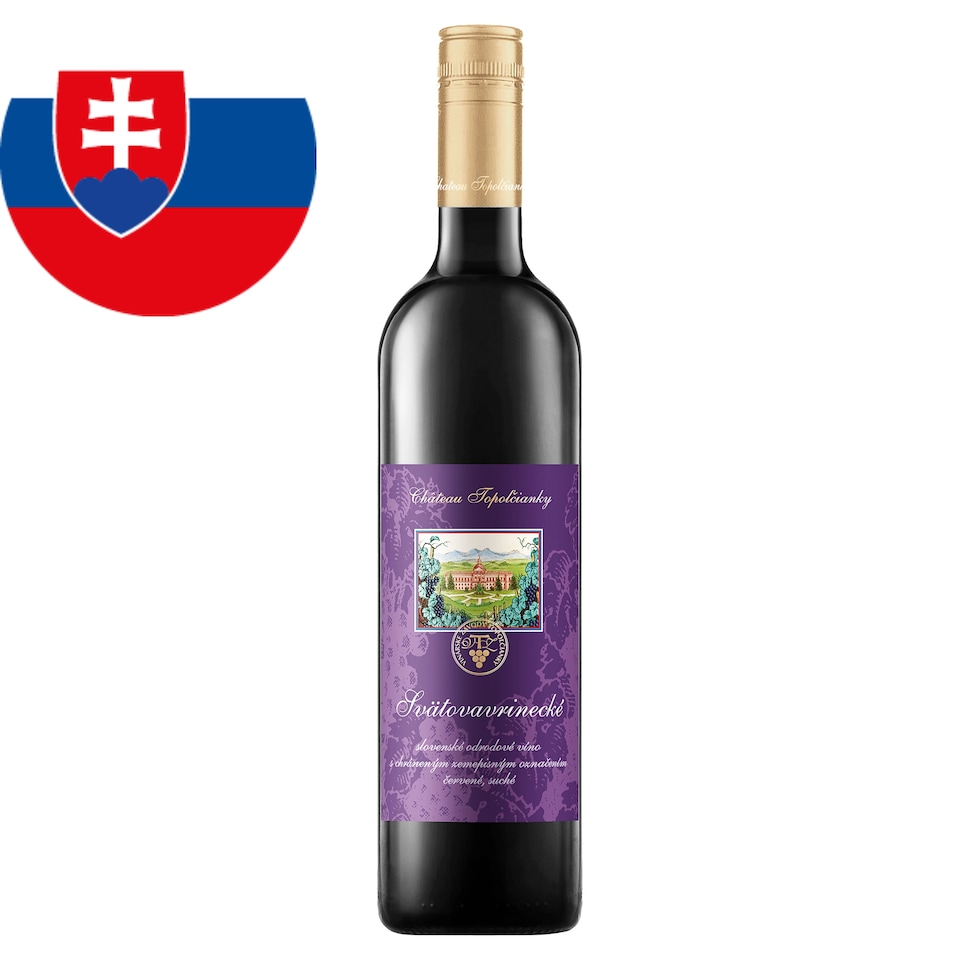 Château Topoľčianky Saint Laurent Slovak Varietal Dry Red Wine 0.75 L