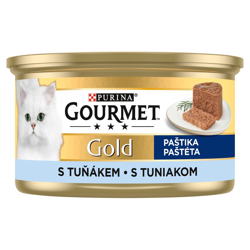 obrázok 1 z Gourmet Gold konzerva pre mačky tuniak paštéta 85 g
