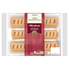Tesco 6 BBQ Sausage Rolls 360g
