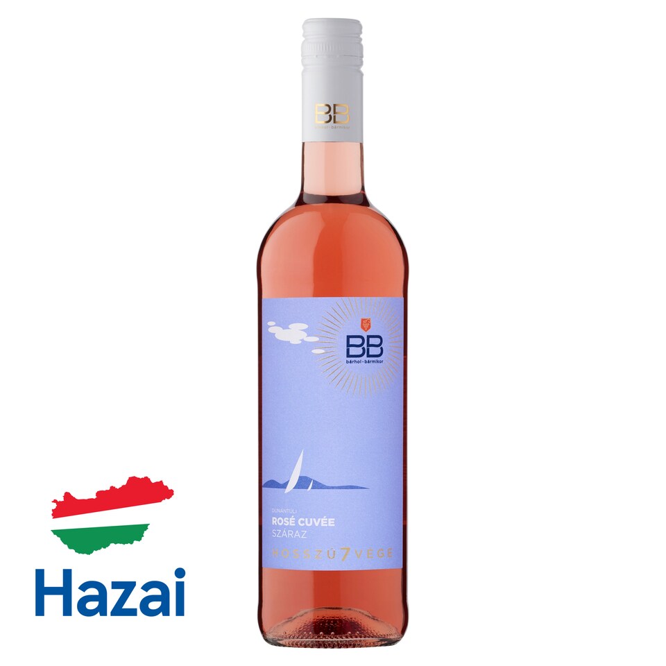BB Hosszú7vége Dunántúli Rosé Cuvée száraz rosébor 0,75 l