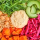 image 3 of Pollen & Grace Mezze Houmous + Rainbow Veg Grain Bowl 275g