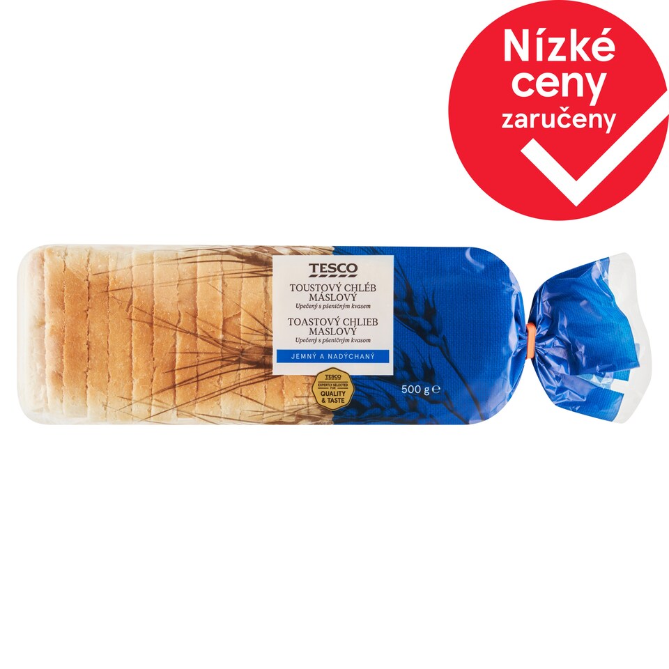 Tesco Toustový chléb máslový 500g