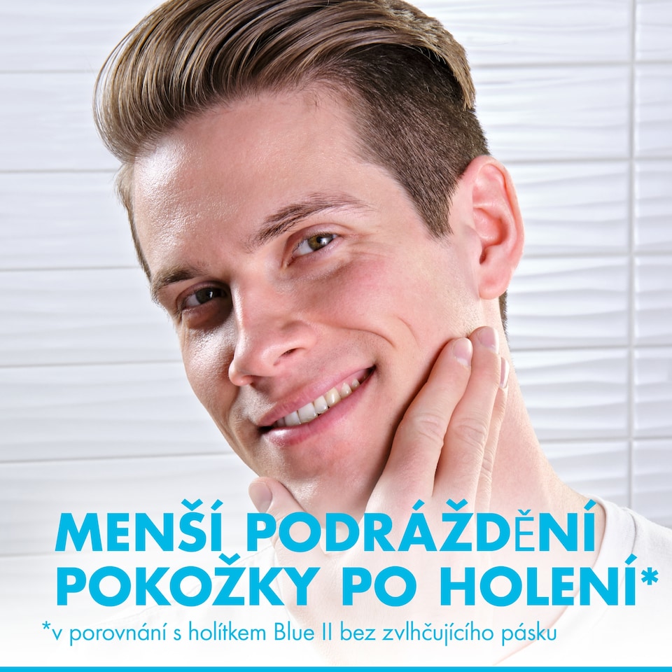 Obrázek 1 pro produkt Gillette BlueII Plus Pánská Pohotová Holítka 14 ks