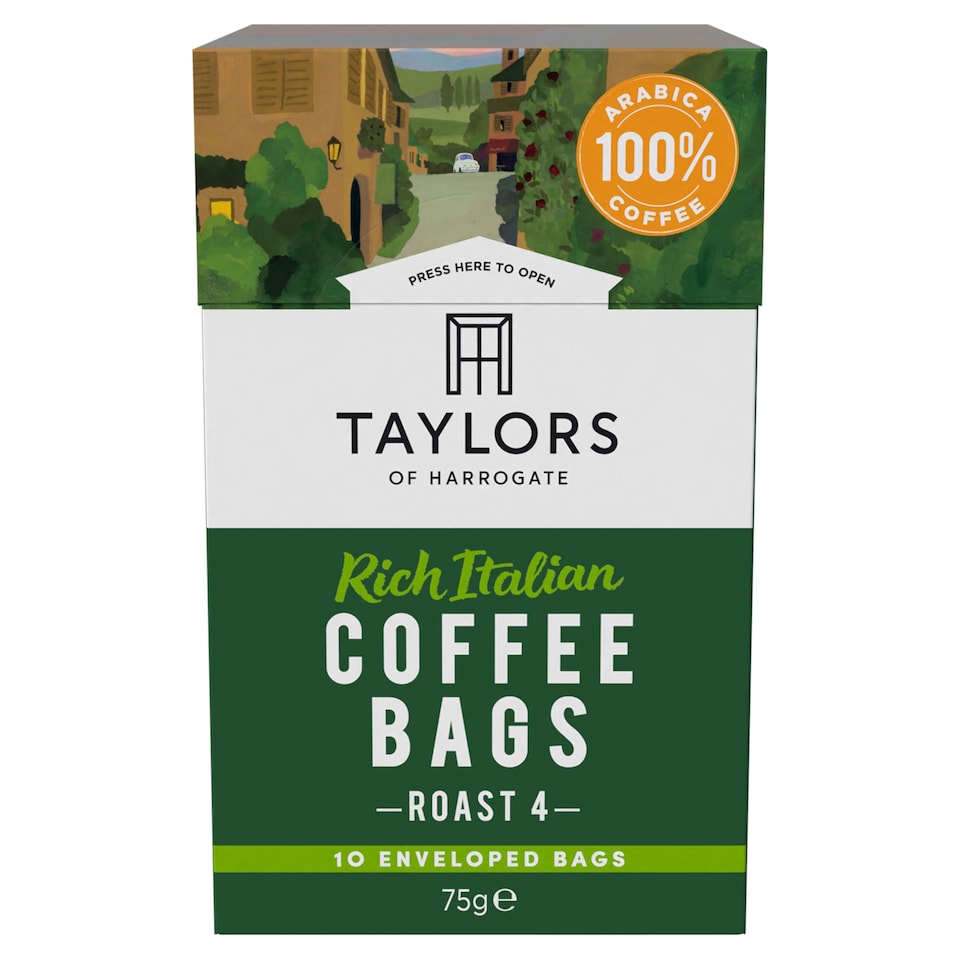 image 1 of Taylors Italian Coffee Bags 10'S 75G