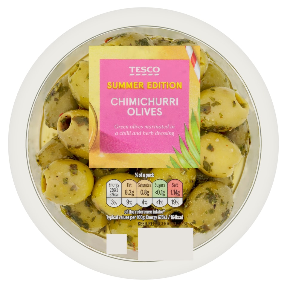 Tesco Chimichurri Olives 150g