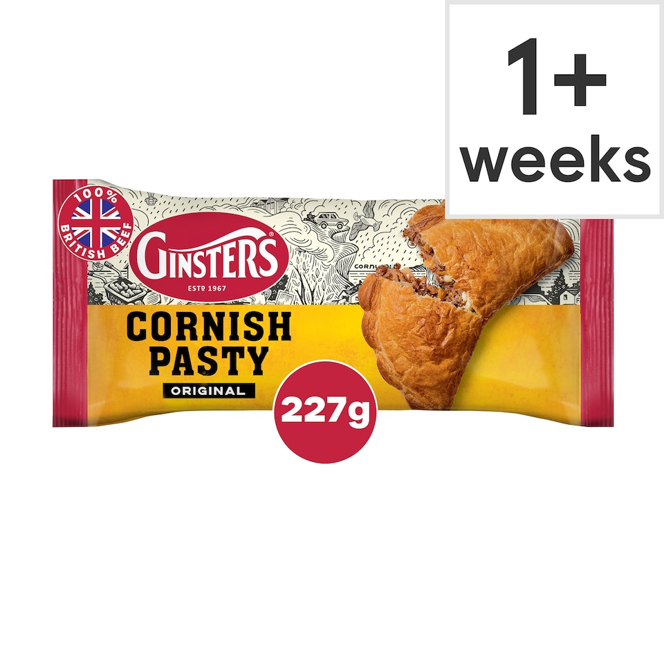 image 1 of Ginsters Original Cornish Pasty 227G