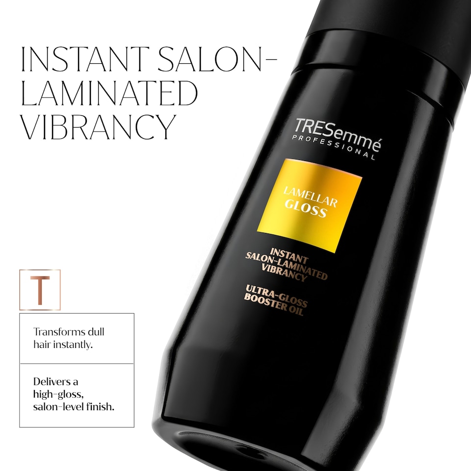 image 1 of Tresemmé Professional Lamellar Gloss Ultra-Gloss Booster Oil 100ml