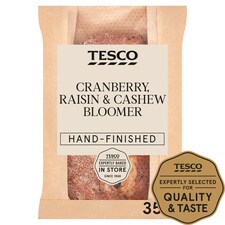 Tesco Cranberry, Cashew & Raisin Bloomer