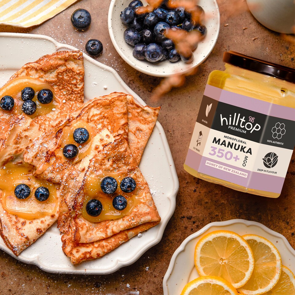 image 1 of Hilltop Manuka 350+Mgo New Zealand Honey 225G