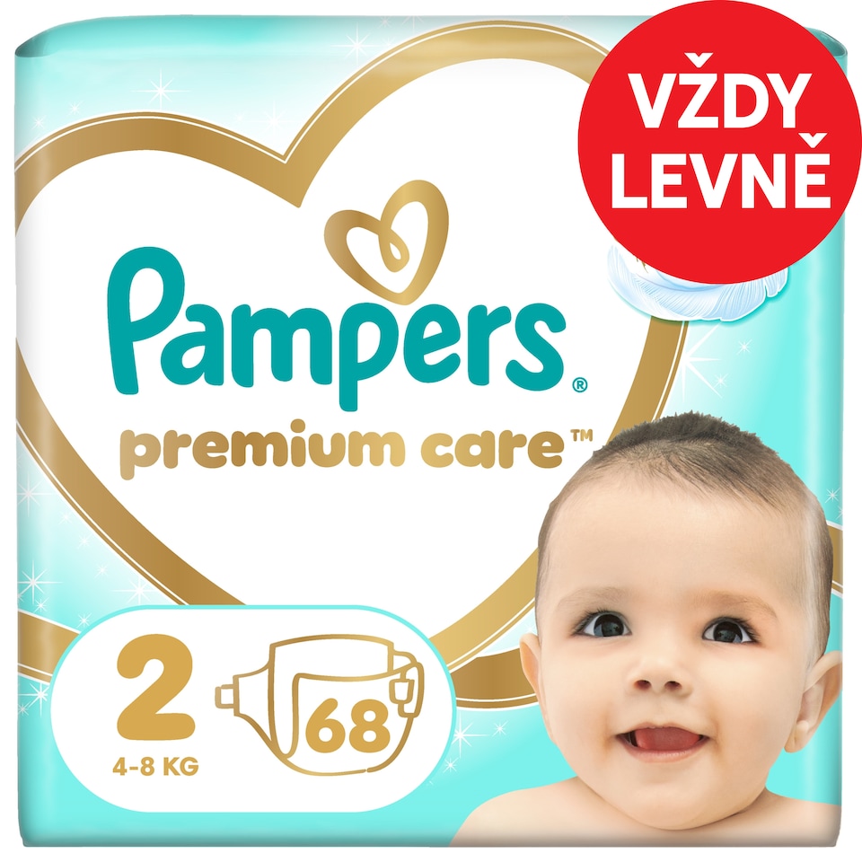 image 1 of Pampers Premium Care Size 2, 68 Nappies, 4kg-8kg