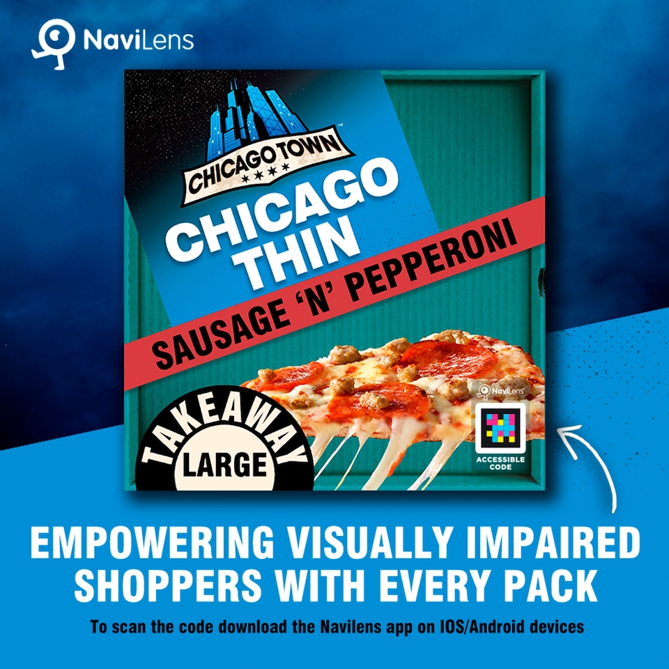 image 1 of Chicago Town Ultimate Chicago Thin Sausage & Pepperoni Large Pizza