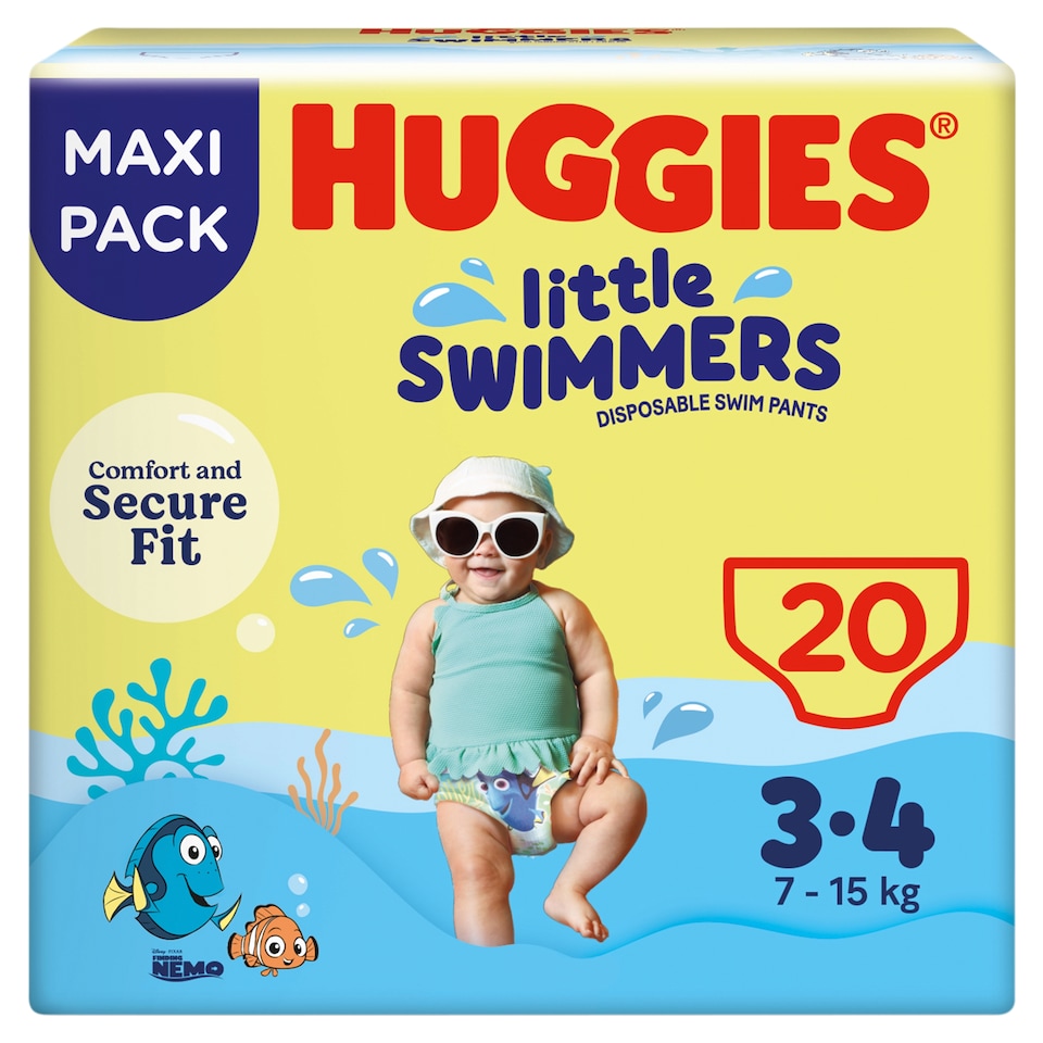 image 1 of Huggies Little Swimmers Swim Pants Size 3-4 20 Pack