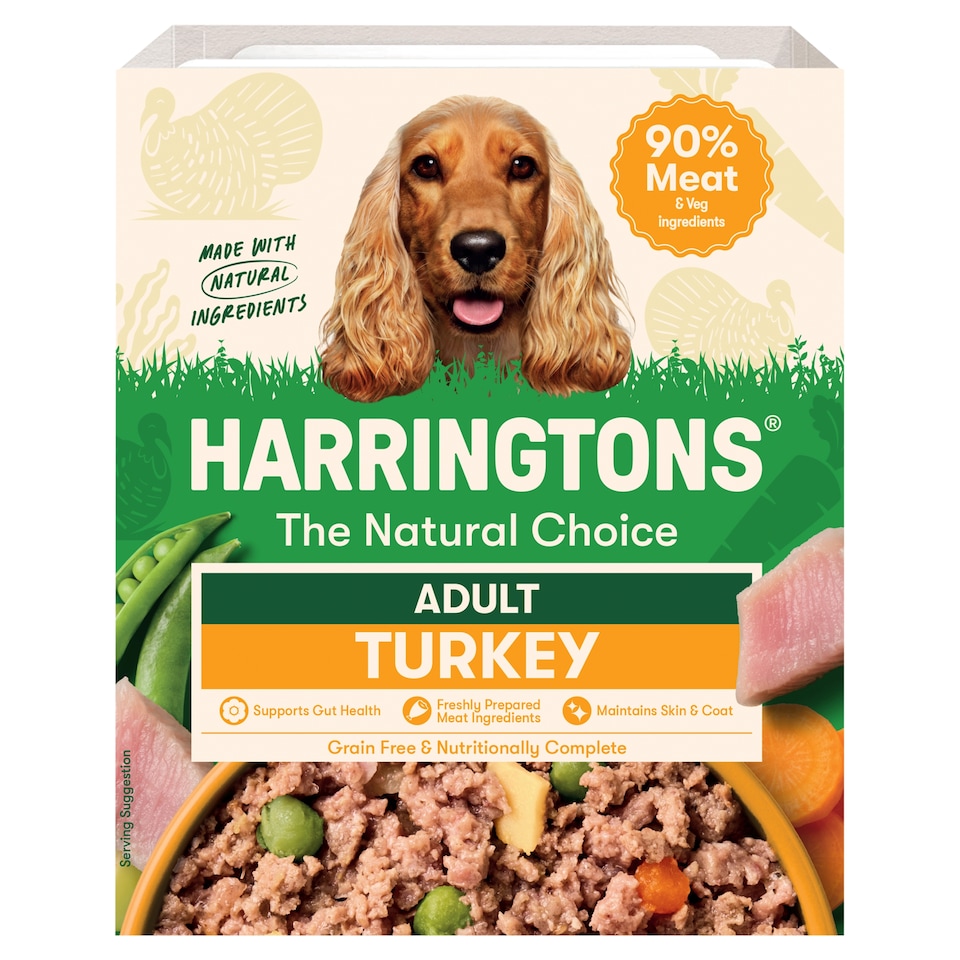 Harringtons Dog Food Turkey Vegetable & Potato 400G