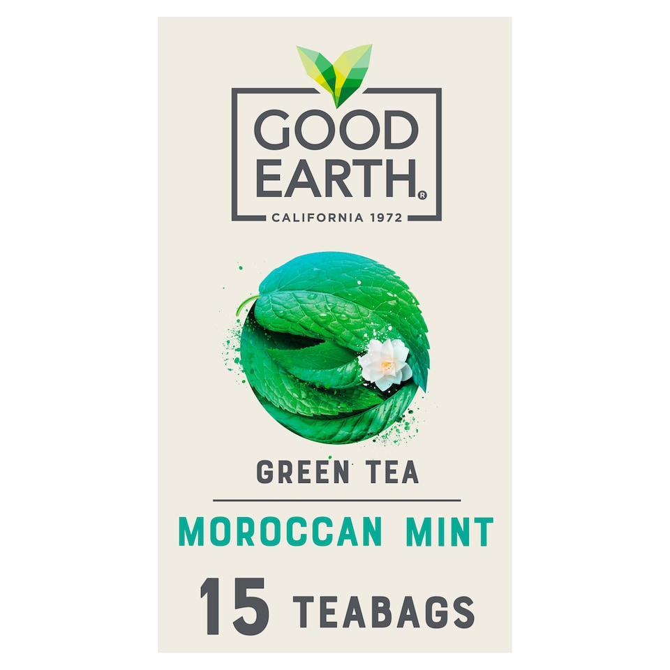 Good Earth Green Tea Moroccan Mint 15 Tea Bags 27g