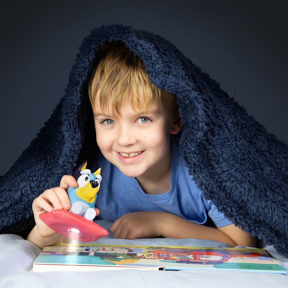 image 1 of Bluey 2 in 1 Night Light & Flash Light