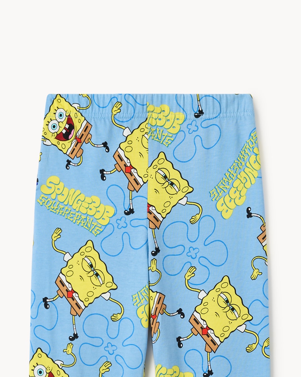 image 1 of SpongeBob SquarePants Pure Cotton Pyjama Set in Multi