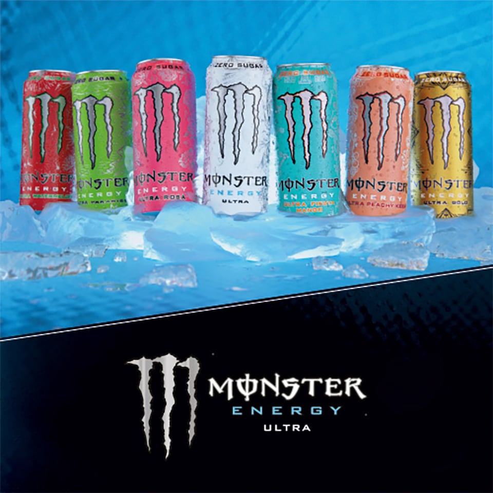 image 1 of Monster Energy Drink - Ultra Strawberry Dreams Zero Sugar 500ml