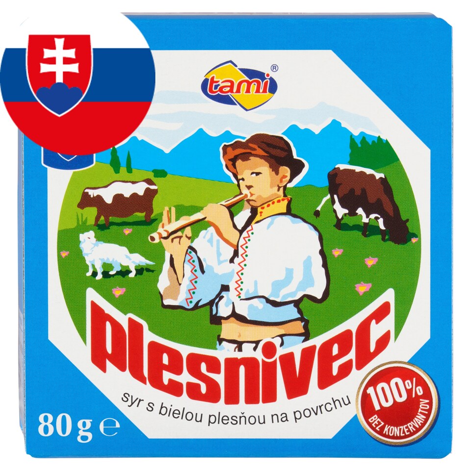 obrázok 1 z Tami Plesnivec syr s bielou plesňou na povrchu 80 g