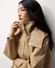 image 3 of F&F Pure Cotton Oversized Hooded Jacket in Neutral
