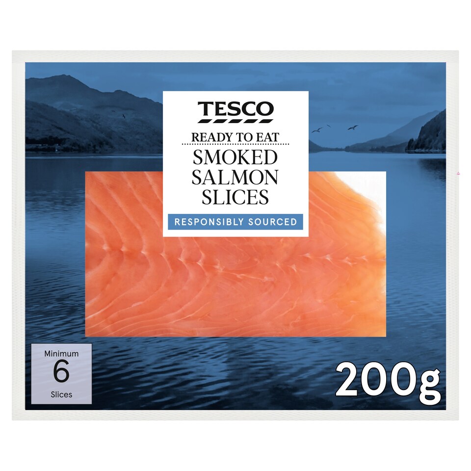 Tesco Smoked Salmon 200G