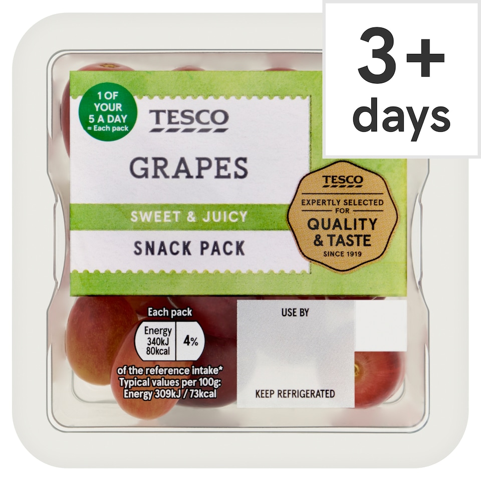 Tesco Grapes 110g (FOS)