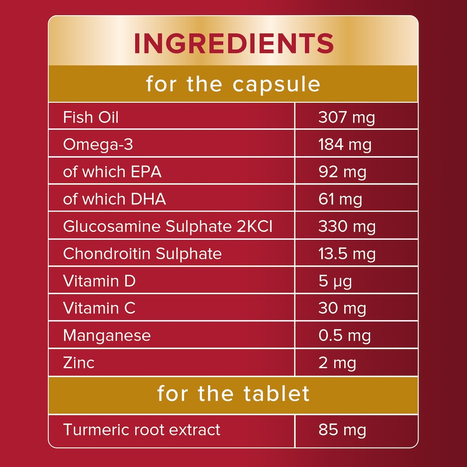 image 1 of Seven Seas JointCare Turmeric 30 Capsules & 30 Tablets