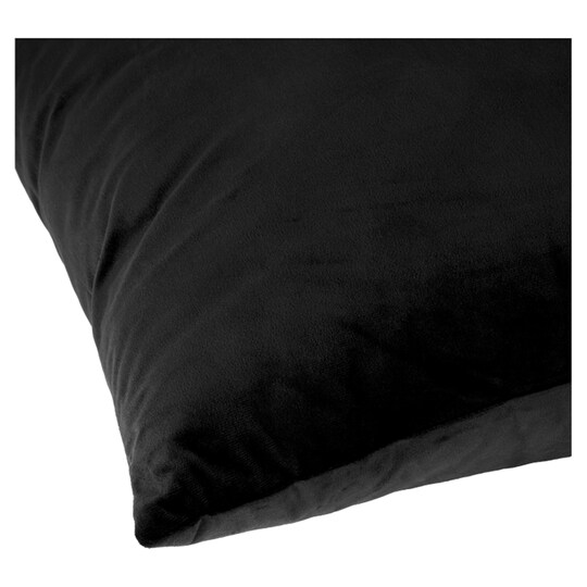 Tesco Black Velour Cushion Tesco Groceries