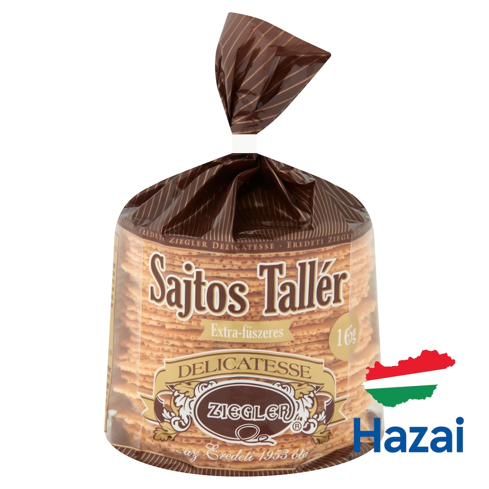 Ziegler extra-fűszeres sajtos tallér 165 g
