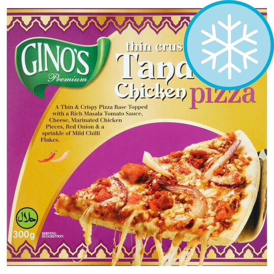 Ginos Halal Tandoori Chicken Pizza 300G Tesco Groceries