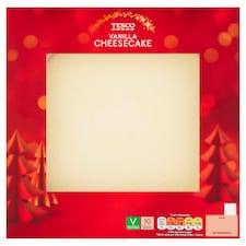 TESCO VANILLA   CHEESECAKE      1KG