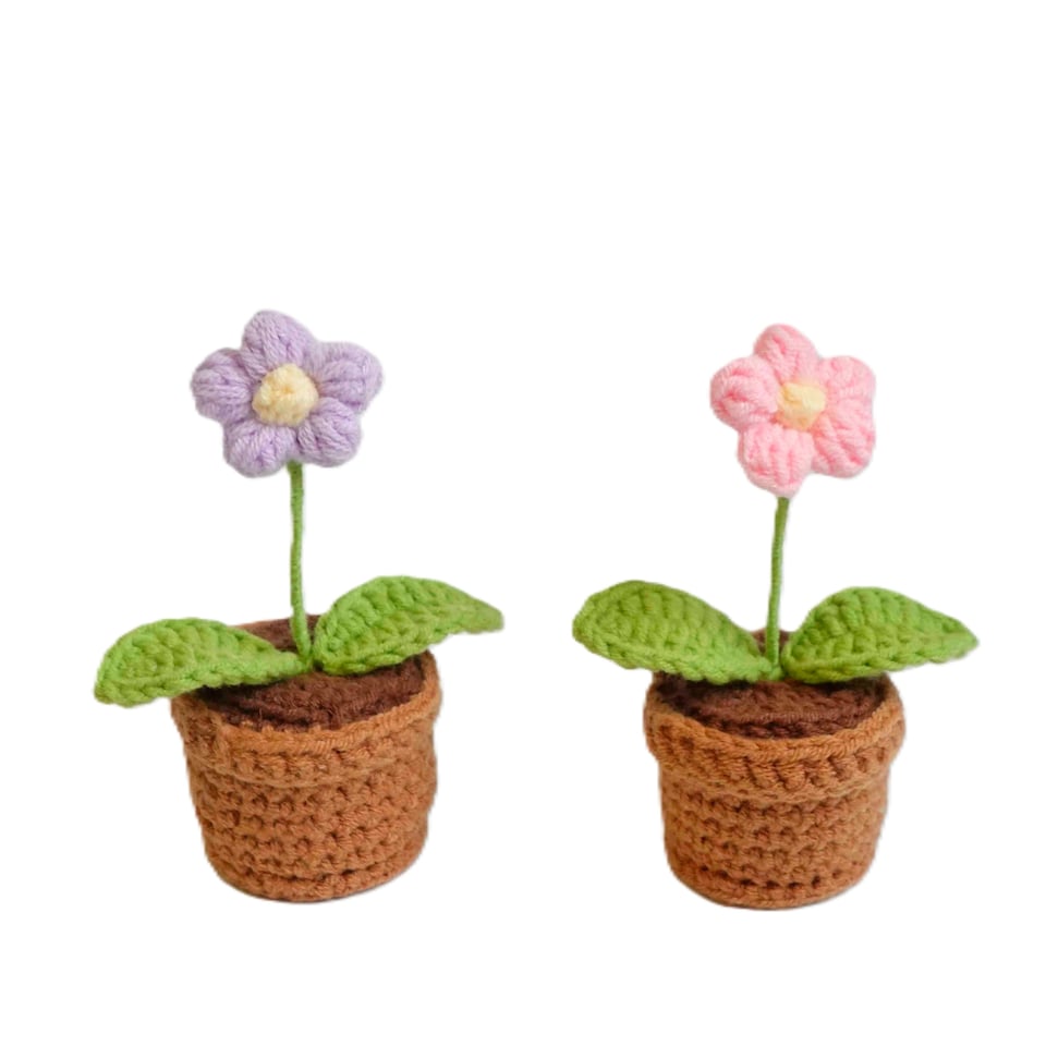 Bayswood Mother's Day Crochet Flower Pot Assortment