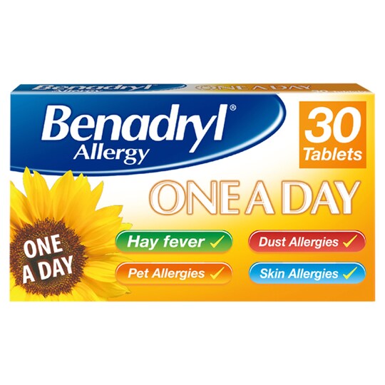 Benadryl Tablets 30S Tesco Groceries