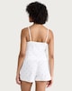 image 3 of OH ME OH MY Ribbed Bow Print Pyjama Vest in White