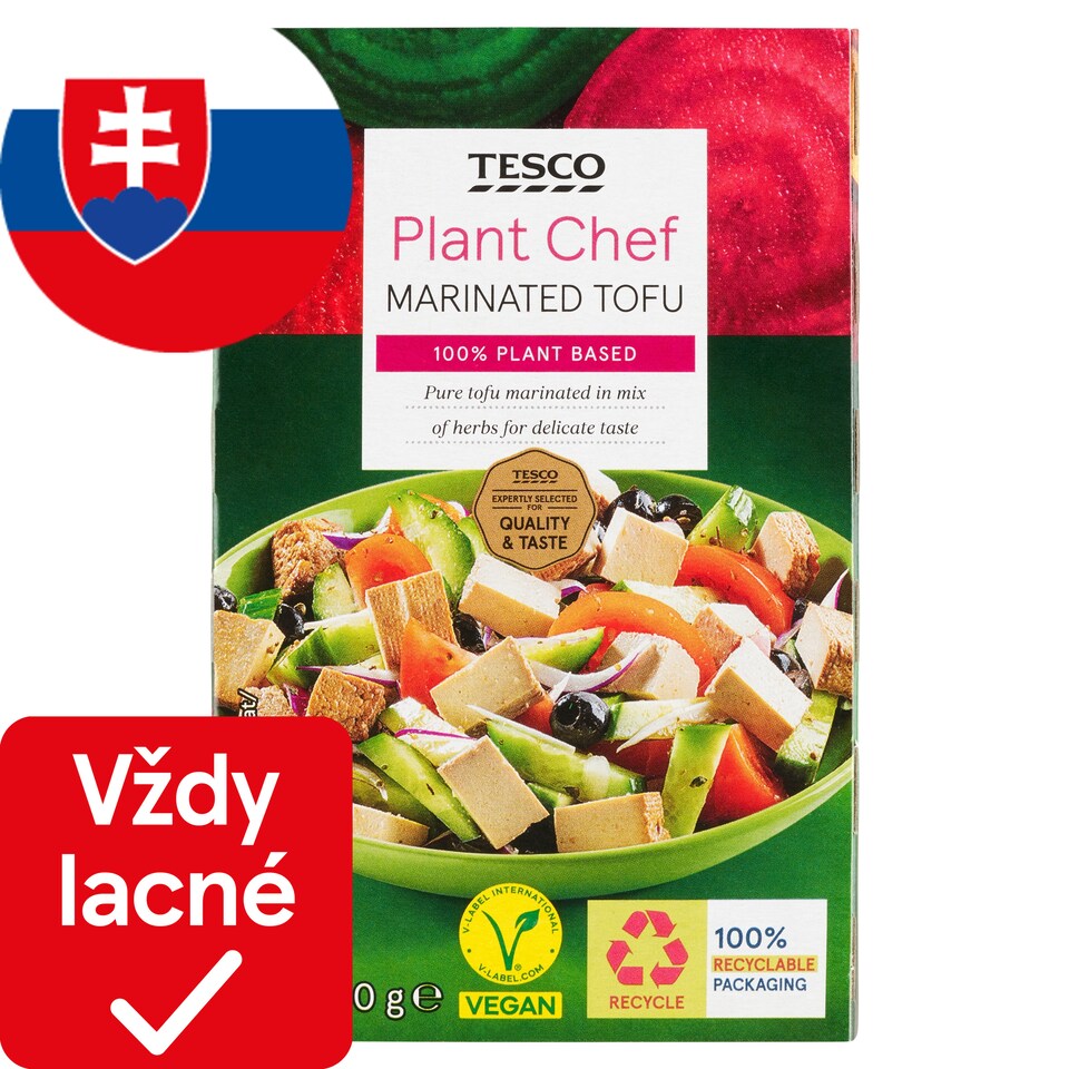 image 1 of Tesco Plant Chef Marinated Tofu 180 g