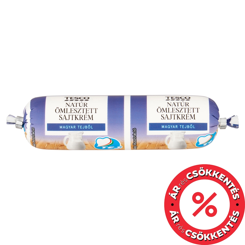 Tesco natúr ömlesztett sajtkrém 100 g