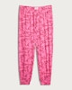 image 4 of F&F Pure Cotton Bow Print Pyjama Bottoms in Pink