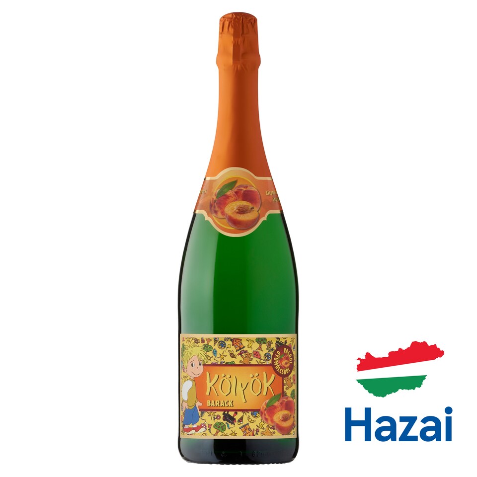 Kölyök barack szénsavas üdítőital 0,75 l