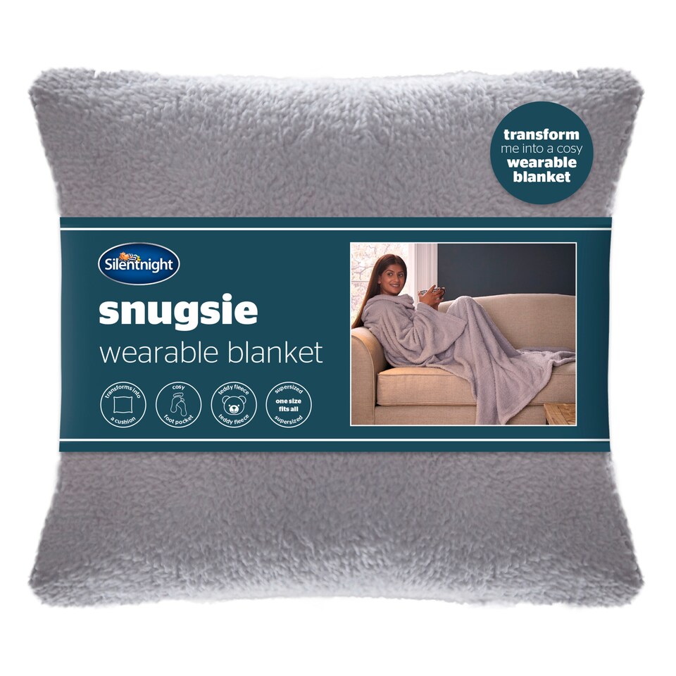 image 1 of Silent Night Snugsie Grey