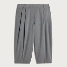 F&F Pleated Barrel Leg Trousers in Grey