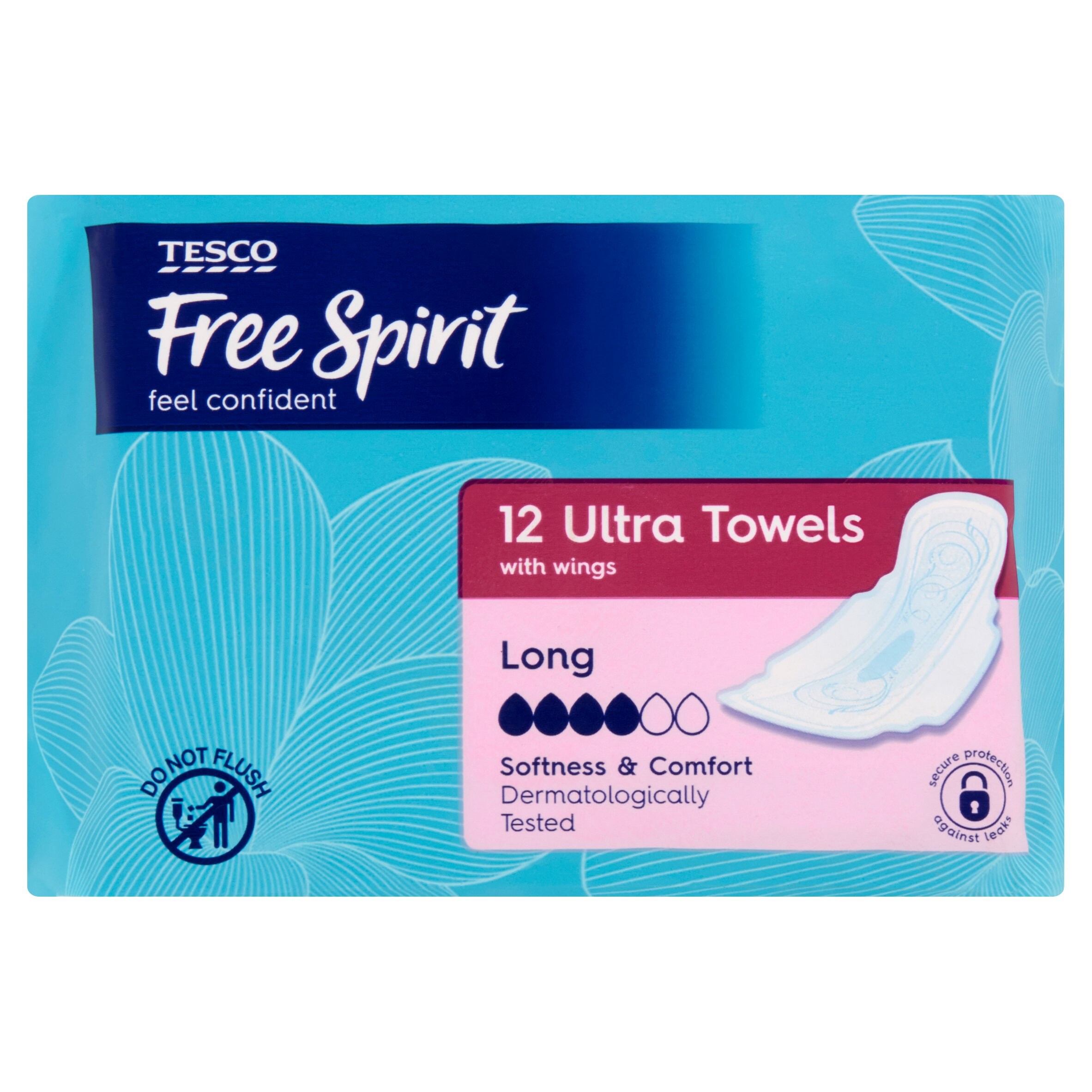 Tesco Free Spirit Ultra Long Sanitary 