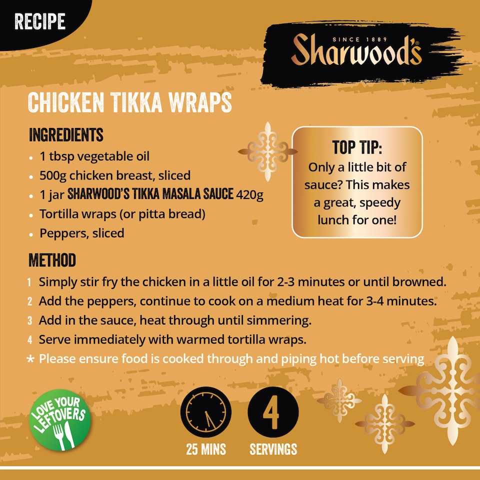 image 1 of Sharwood's Mild Tikka Masala Curry Sauce 420g