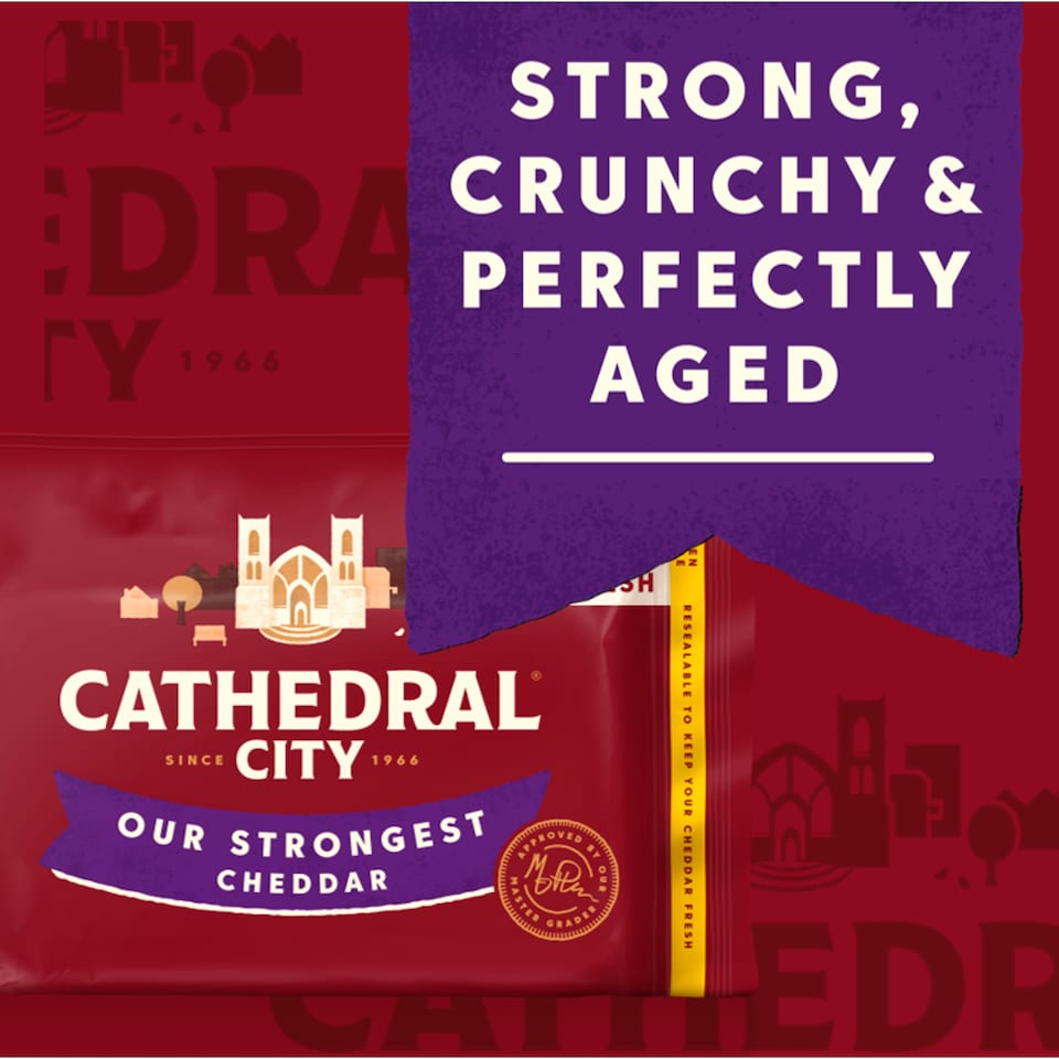 image 1 of Cathedral City Vintage Our Strongest Cheddar Cheese 350G