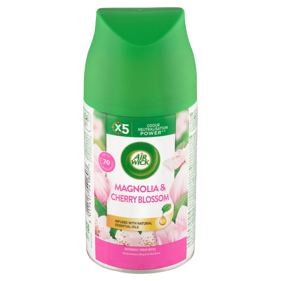 image 1 of Air Wick Freshmatic Automatic Spray Refill Magnolia & Cherry Blossom 250ml